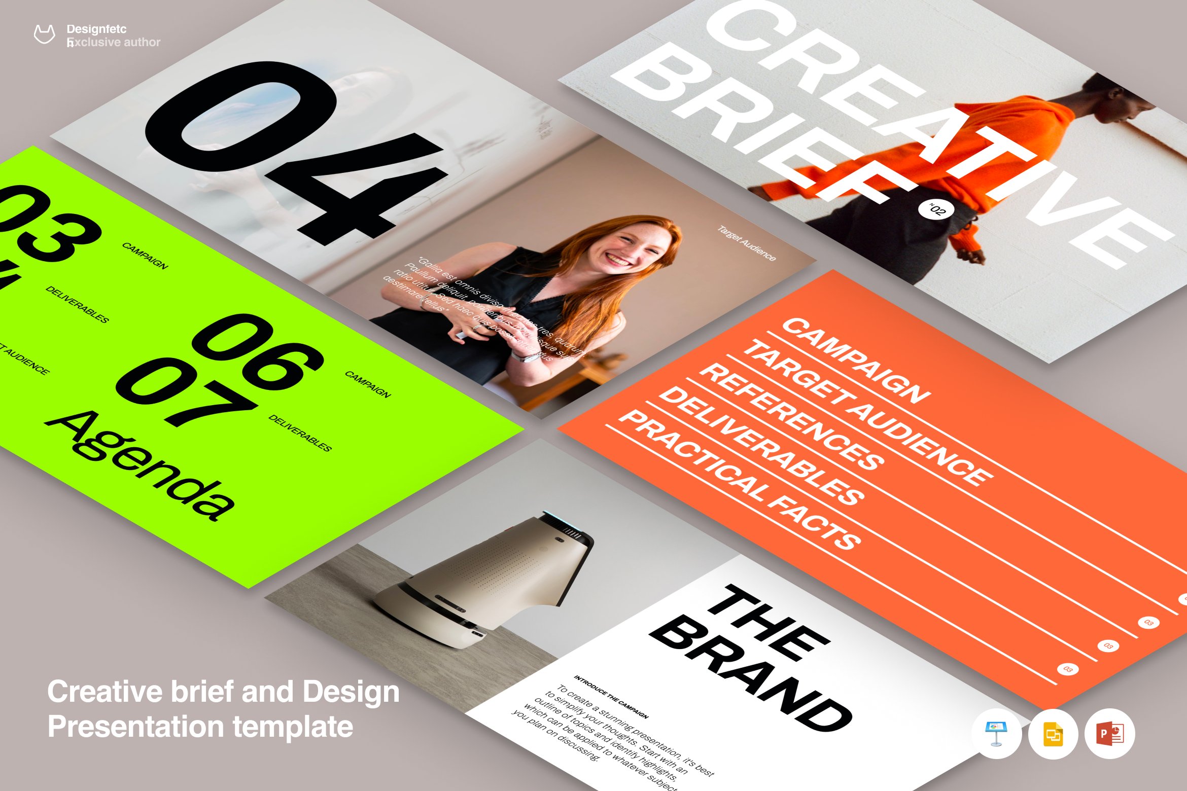 Detail Creative Brief Powerpoint Template Nomer 20