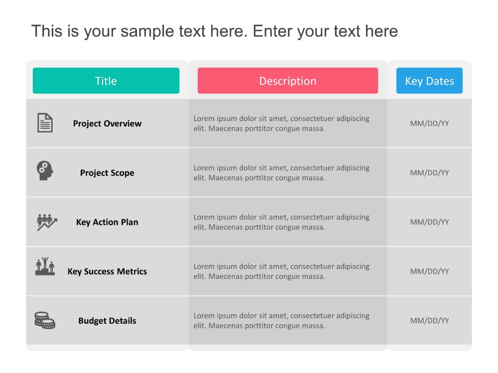 Detail Creative Brief Powerpoint Template Nomer 22