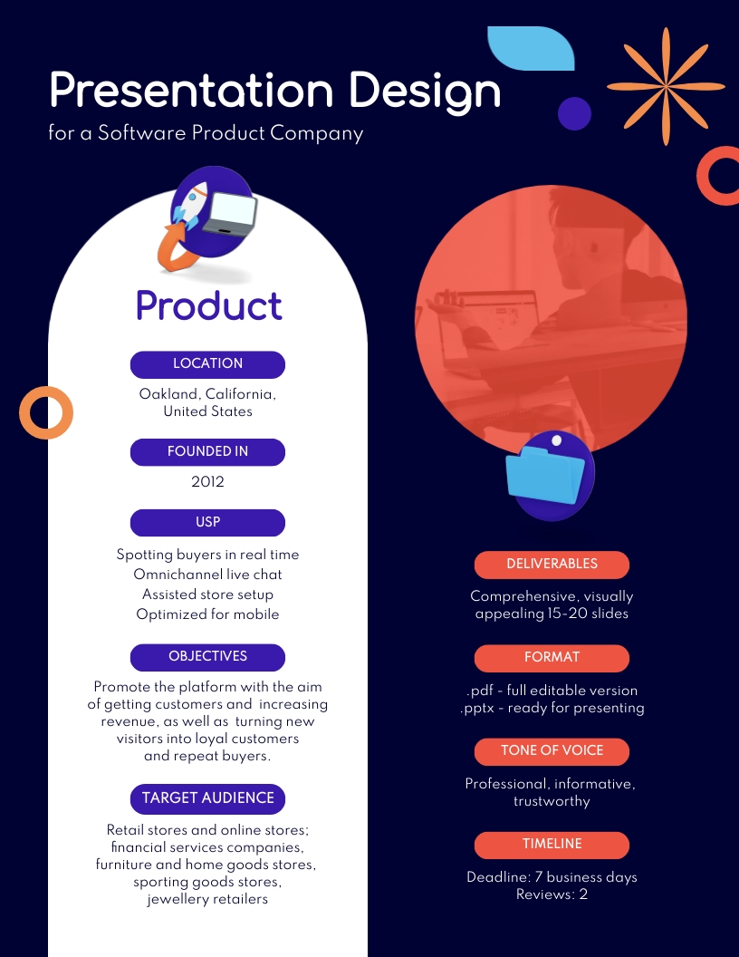 Detail Creative Brief Powerpoint Template Nomer 26