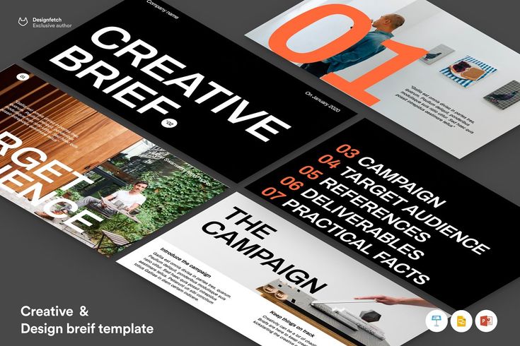 Detail Creative Brief Powerpoint Template Nomer 37