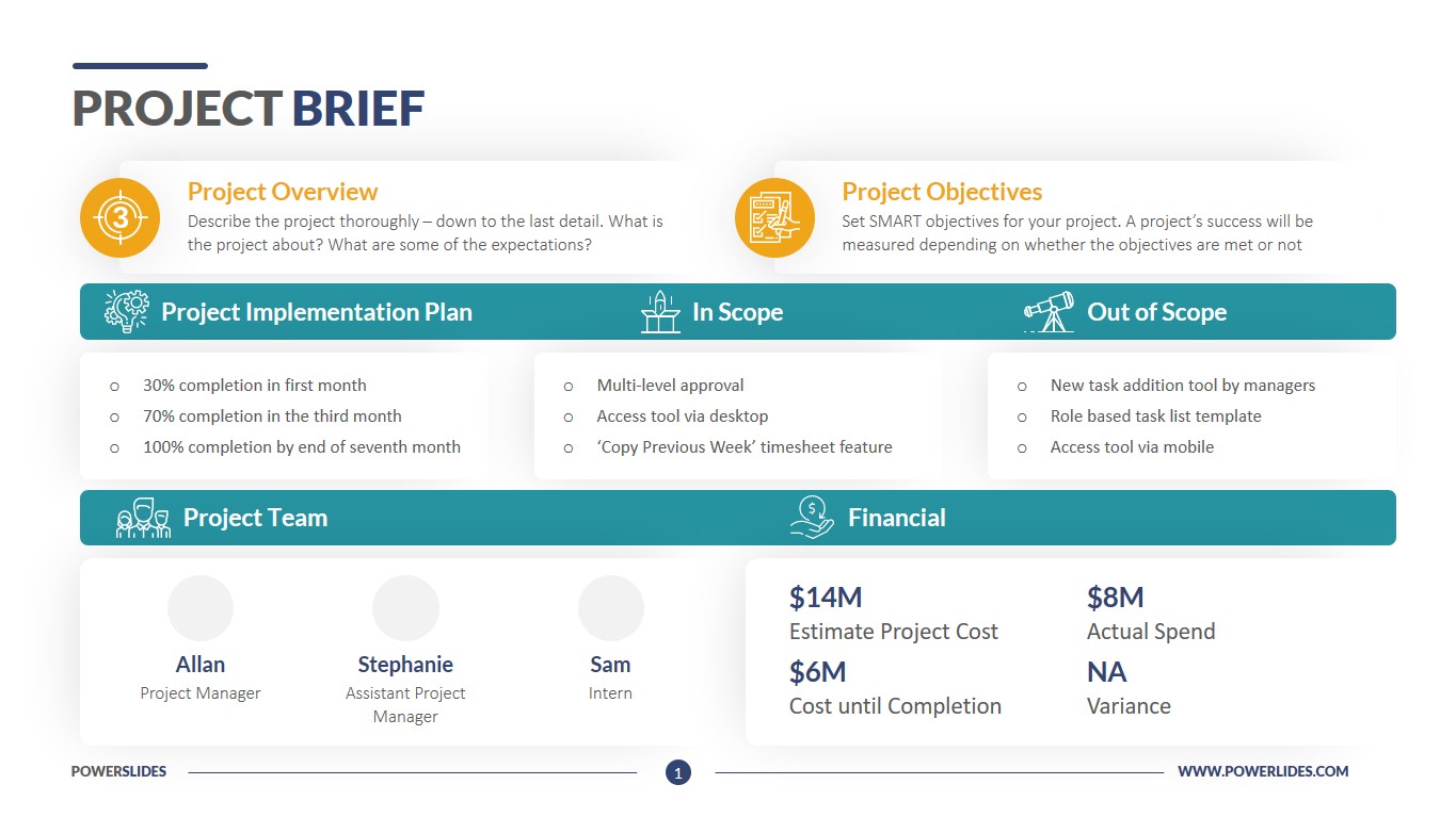 Detail Creative Brief Powerpoint Template Nomer 6