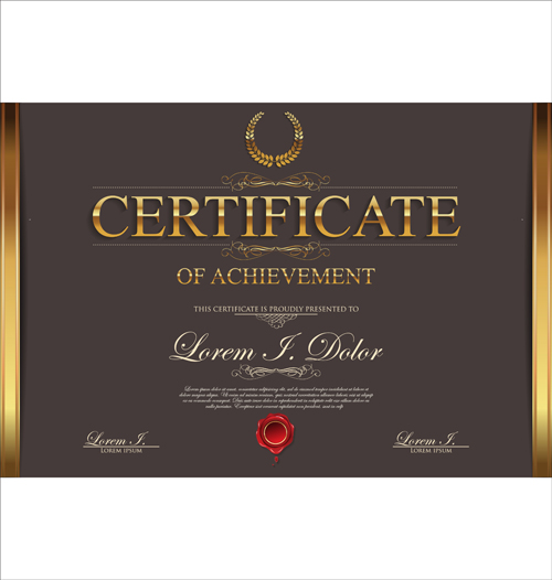 Detail Creative Certificate Template Psd Nomer 36