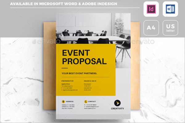 Detail Creative Event Proposal Template Nomer 3