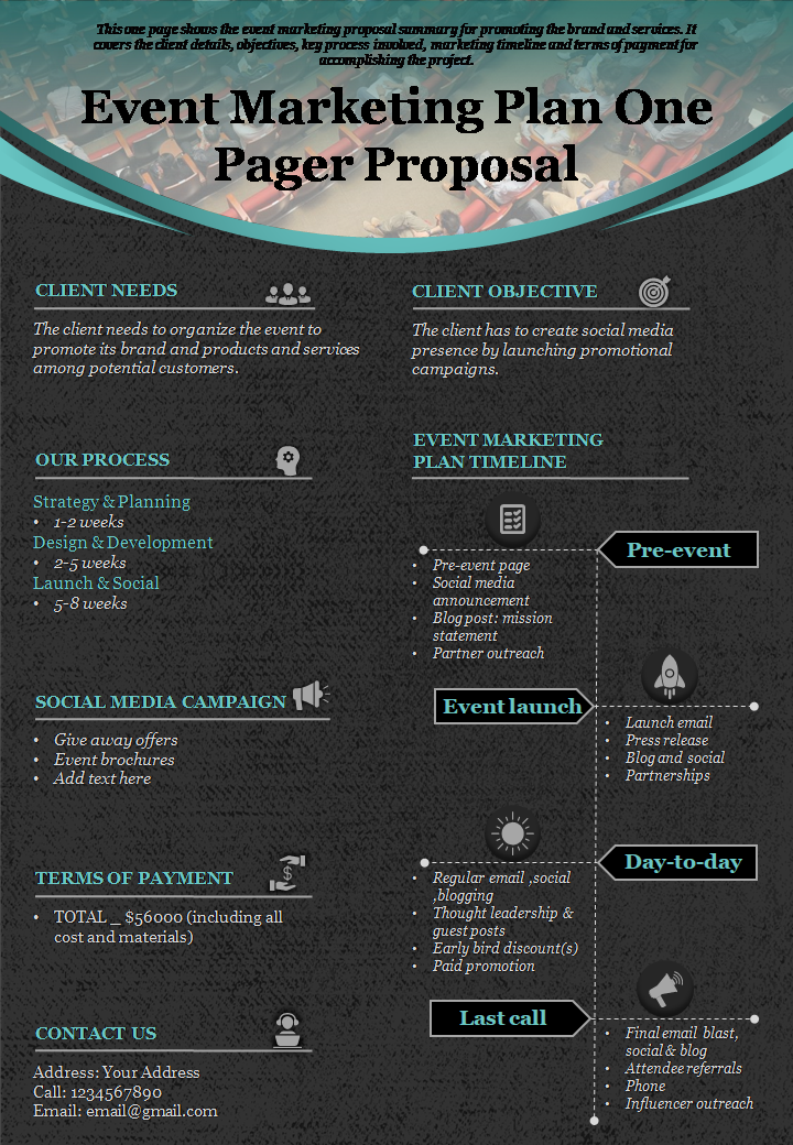 Detail Creative Event Proposal Template Nomer 47