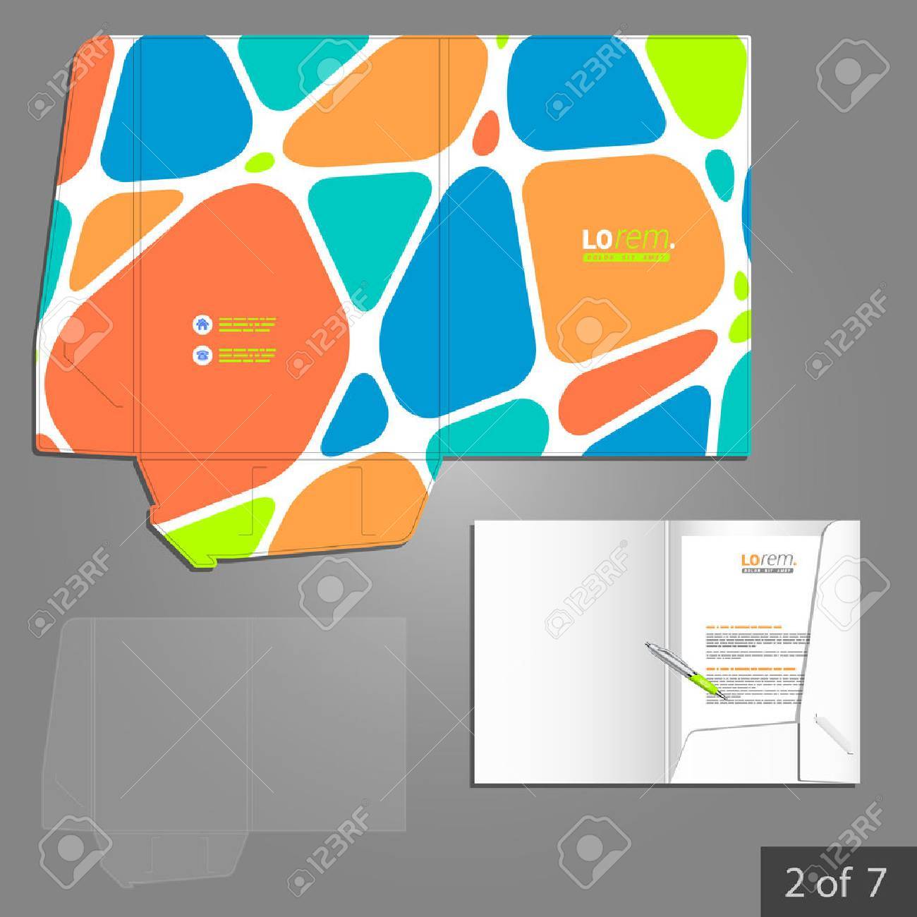 Detail Creative Folder Design Template Nomer 25