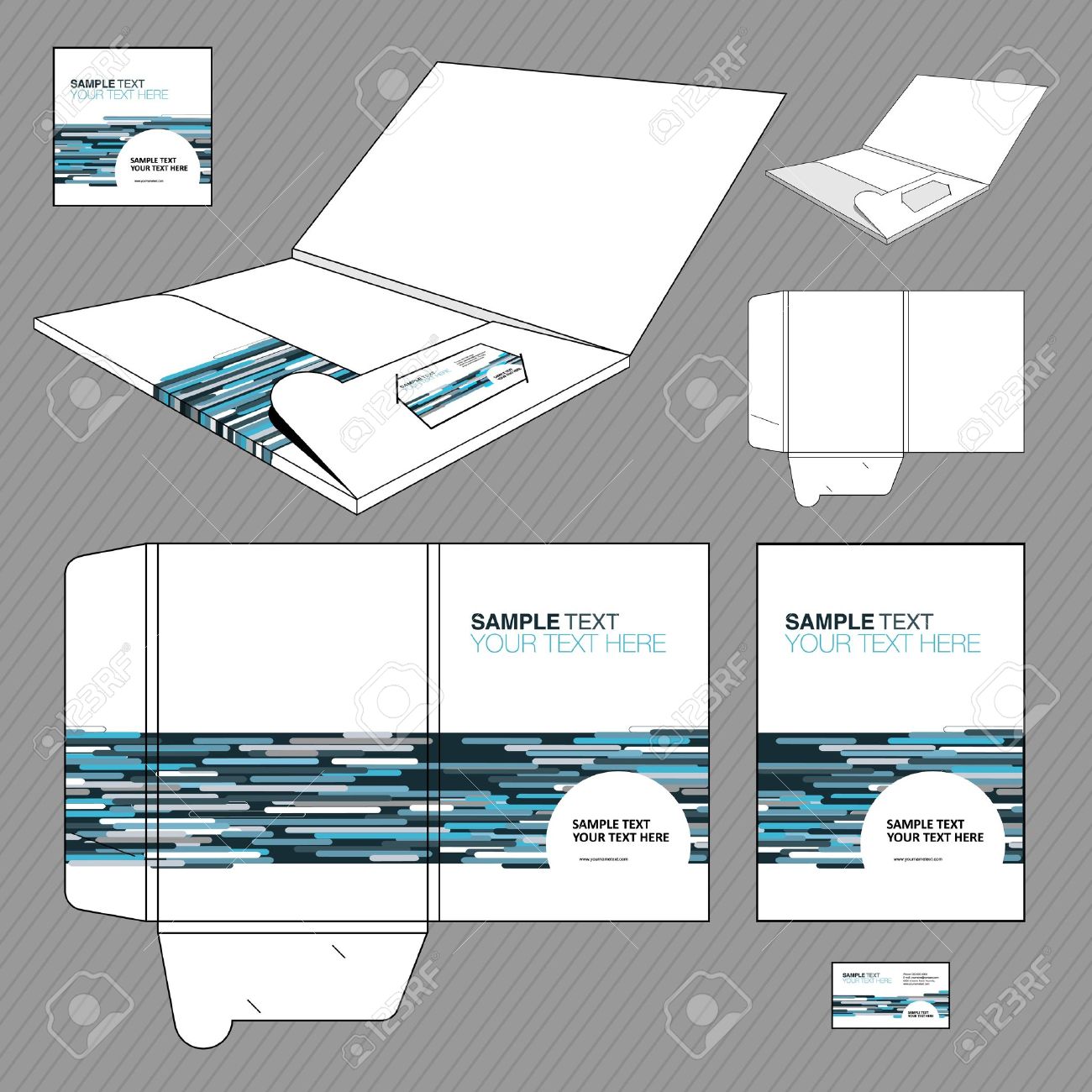 Detail Creative Folder Design Template Nomer 3