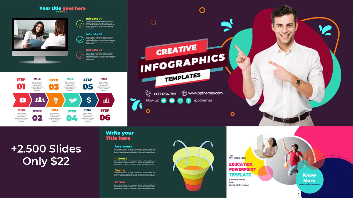 Detail Creative Ppt Template Design Free Download Nomer 44