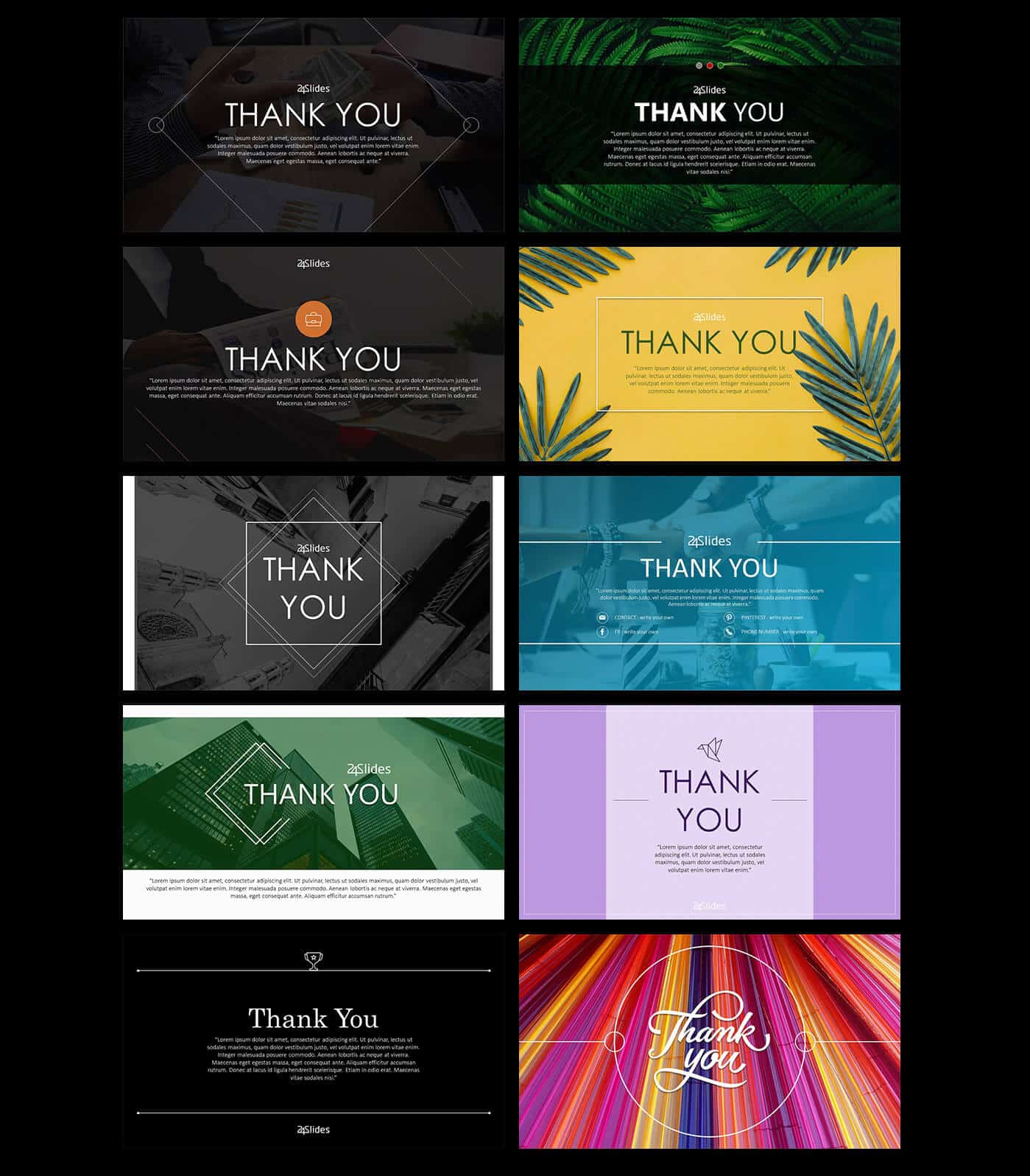 Detail Creative Template Powerpoint Free Nomer 7
