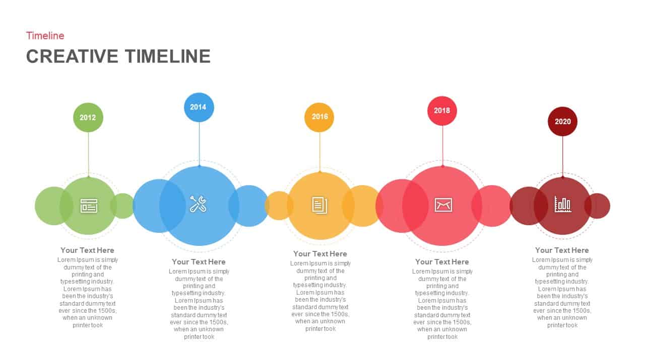 Detail Creative Timeline Template Nomer 4