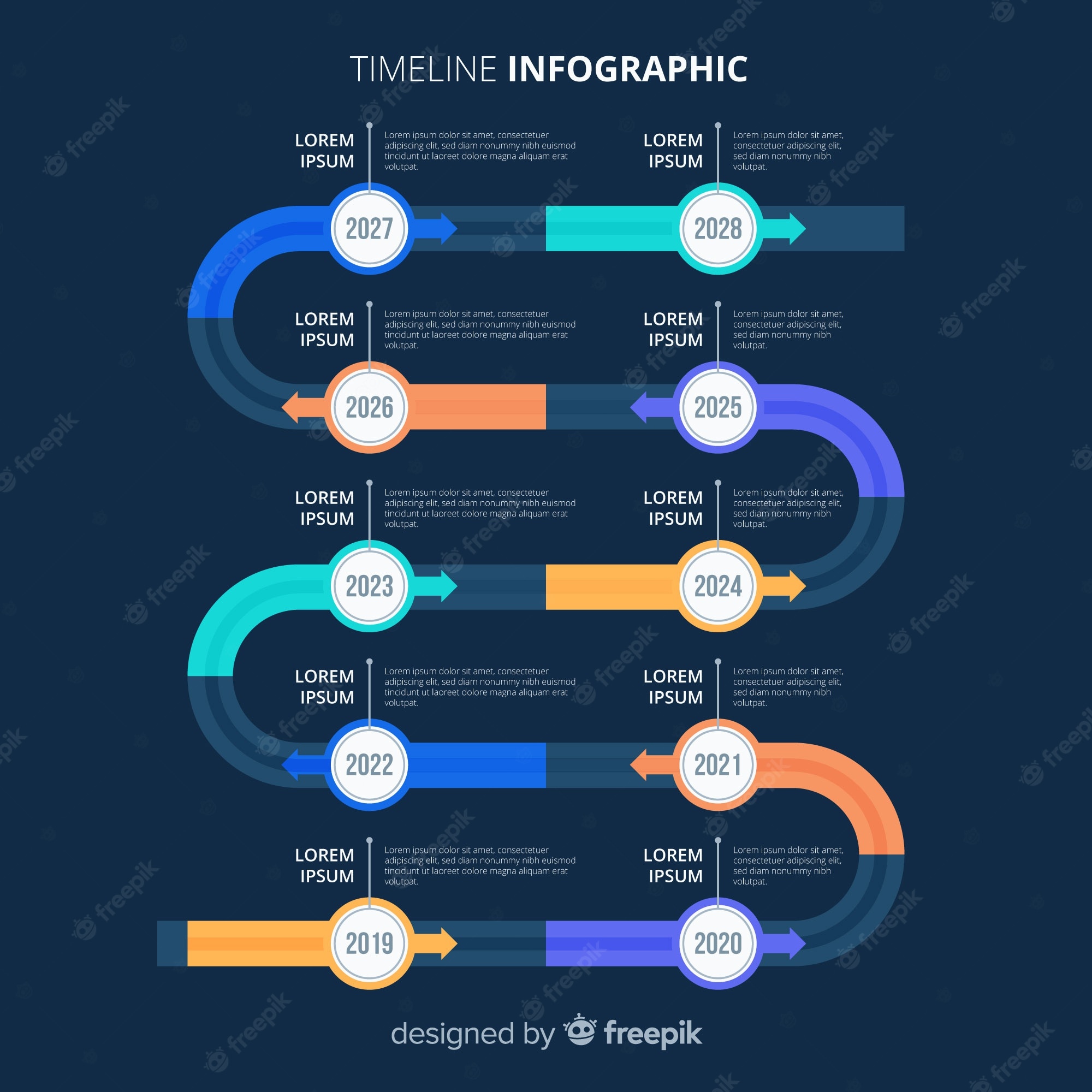 Detail Creative Timeline Template Nomer 54