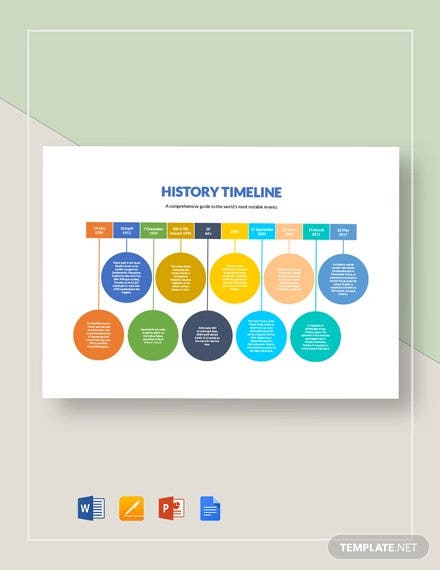 Detail Creative Timeline Template Free Download Nomer 15