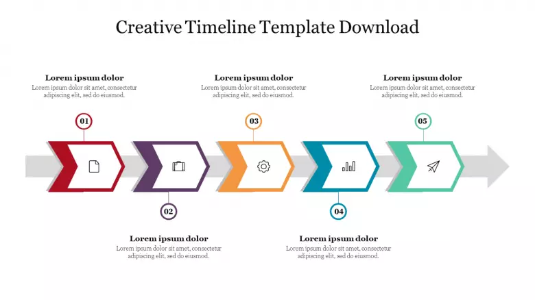 Detail Creative Timeline Template Free Download Nomer 16