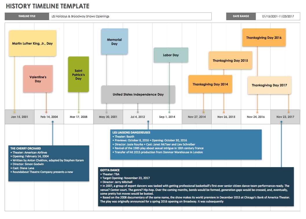 Detail Creative Timeline Template Free Download Nomer 21