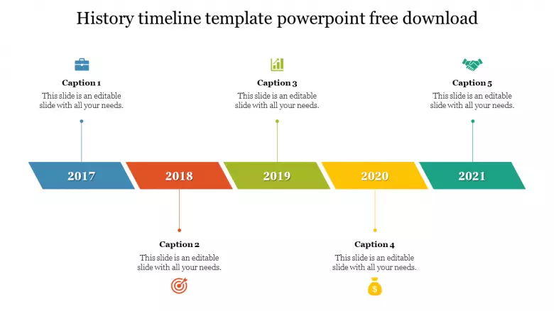 Detail Creative Timeline Template Free Download Nomer 4