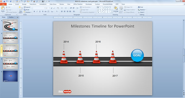 Detail Creative Timeline Template Free Download Nomer 34