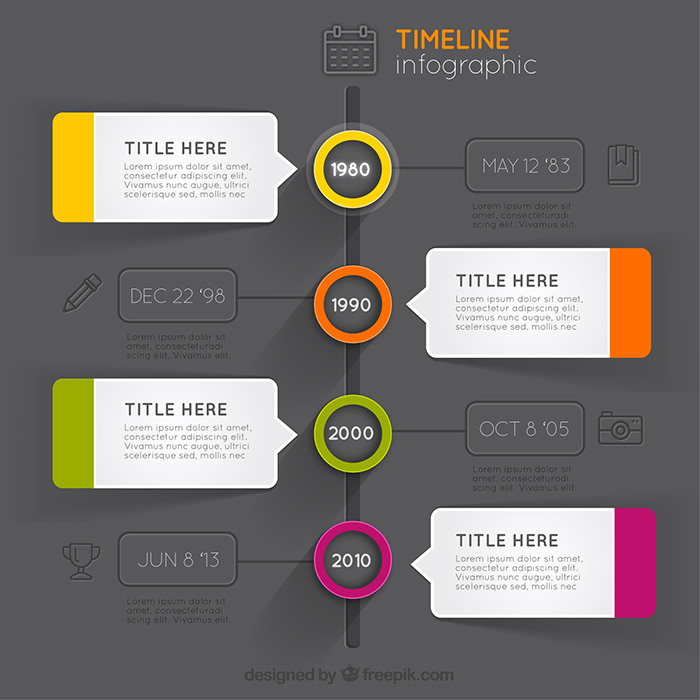 Detail Creative Timeline Template Free Download Nomer 50