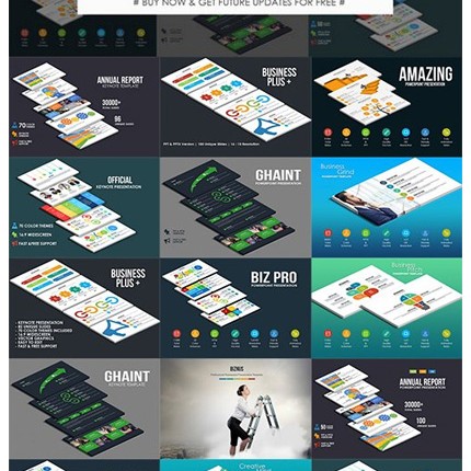 Detail Creativemarket Bundle Powerpoint Template Nomer 14