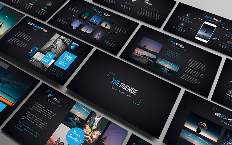 Detail Creativemarket Bundle Powerpoint Template Nomer 19