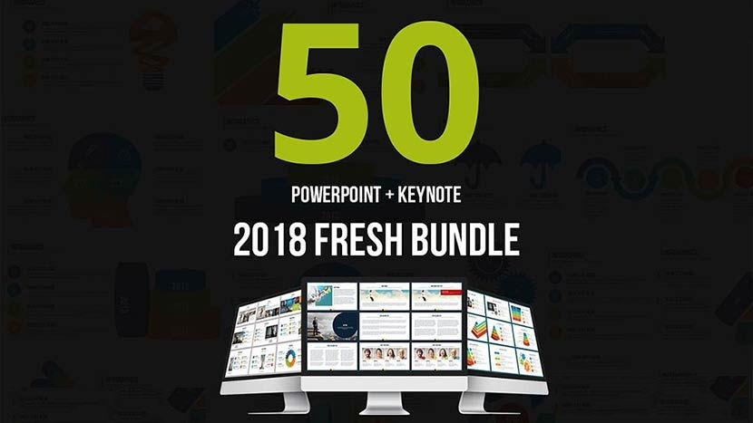 Detail Creativemarket Bundle Powerpoint Template Nomer 20