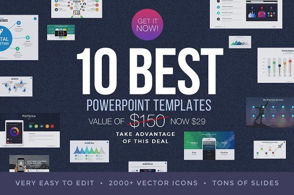 Detail Creativemarket Bundle Powerpoint Template Nomer 21