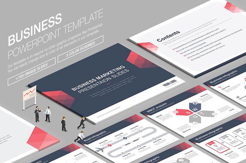 Detail Creativemarket Bundle Powerpoint Template Nomer 41
