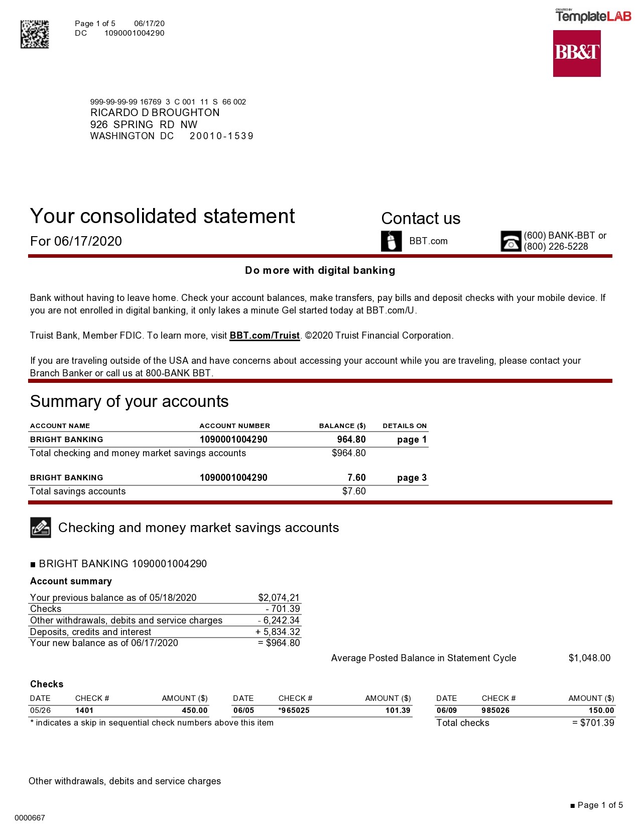 Credit Card Statement Template Word Credit Card Statement Template Word
