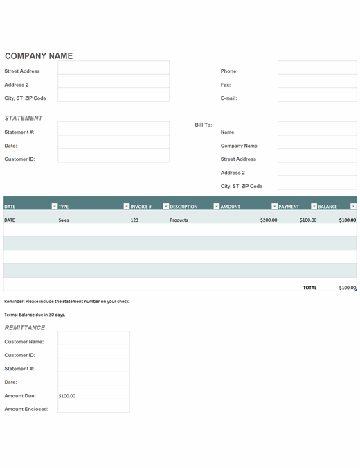 Detail Credit Card Statement Template Word Nomer 27