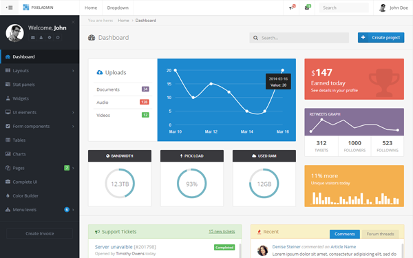 Detail Crm Admin Template Nomer 12
