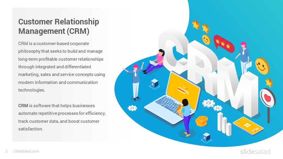 Detail Crm Powerpoint Template Nomer 4