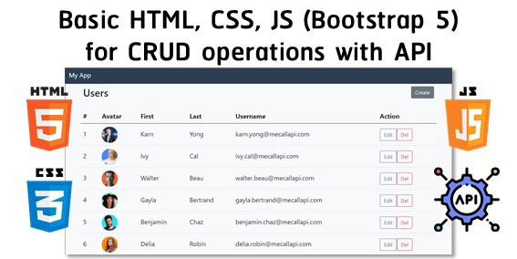 Detail Crud Bootstrap Template Nomer 17