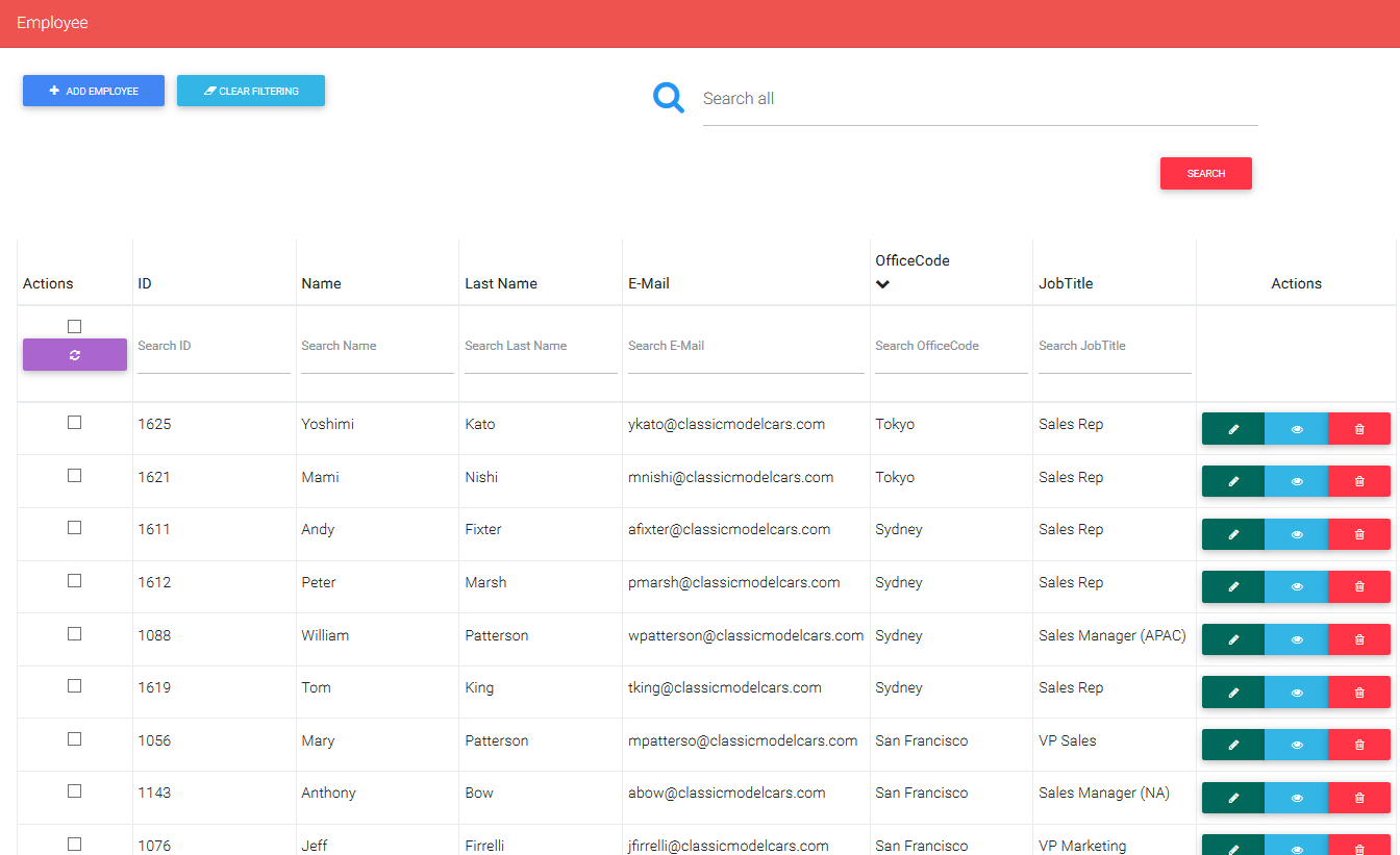 Detail Crud Bootstrap Template Nomer 19