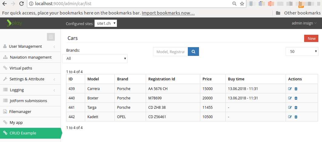 Detail Crud Bootstrap Template Nomer 21