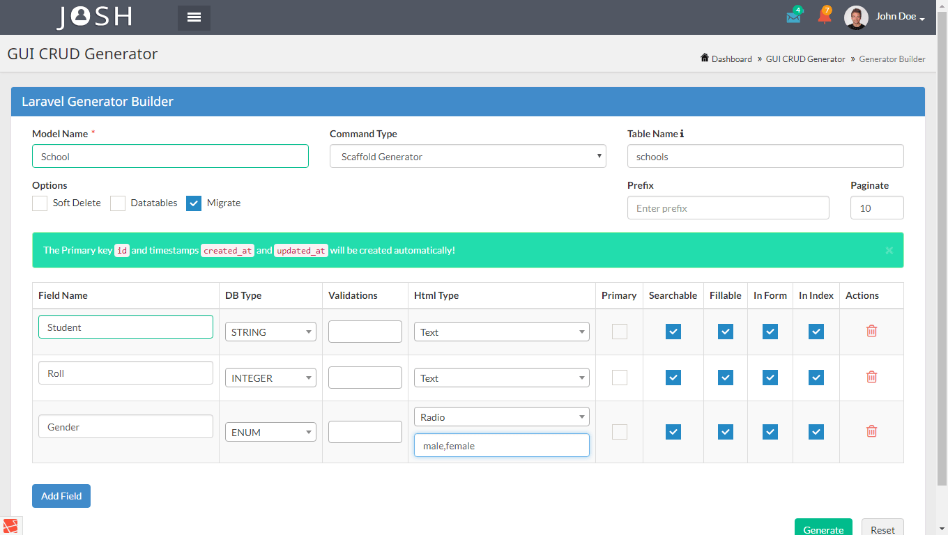 Detail Crud Bootstrap Template Nomer 24