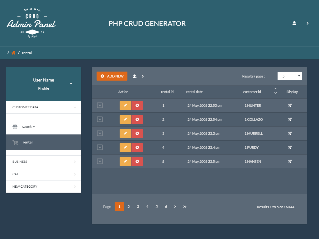 Detail Crud Template Bootstrap Free Download Nomer 18