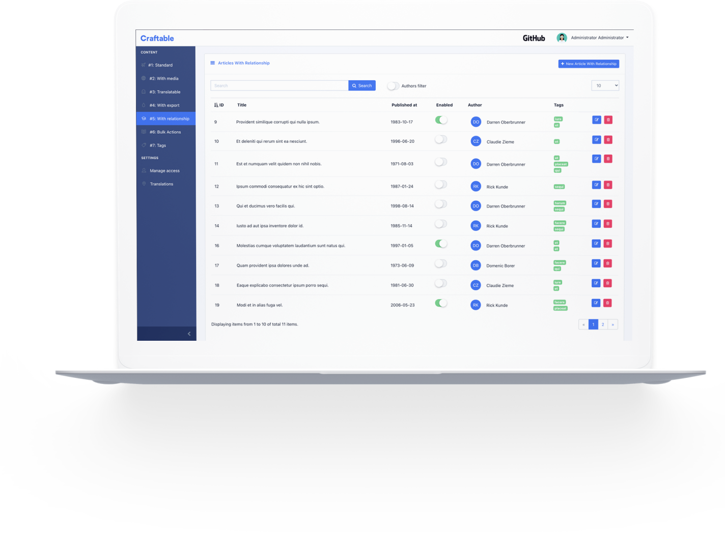 Detail Crud Template Bootstrap Free Download Nomer 26