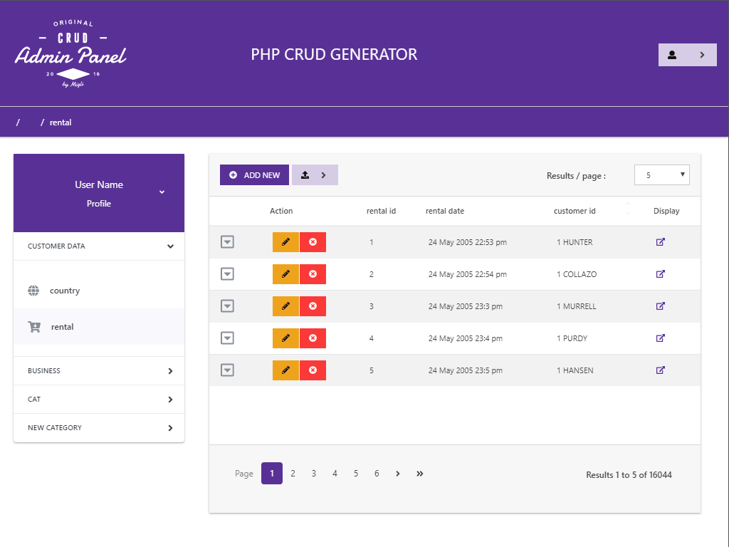 Detail Crud Template Bootstrap Free Download Nomer 27