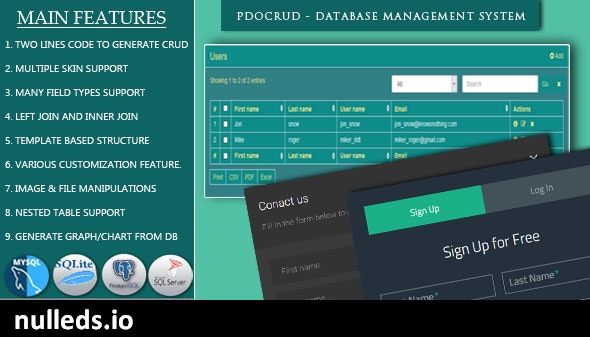 Detail Crud Template Bootstrap Free Download Nomer 30