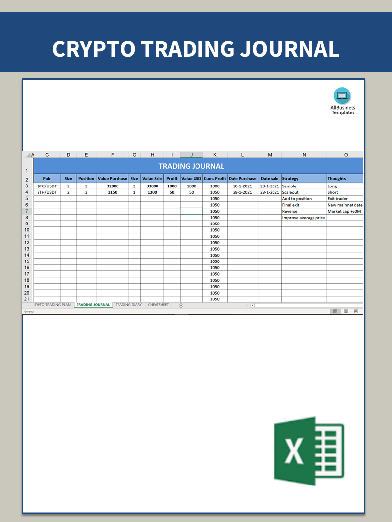 Detail Cryptocurrency Excel Spreadsheet Template Nomer 23