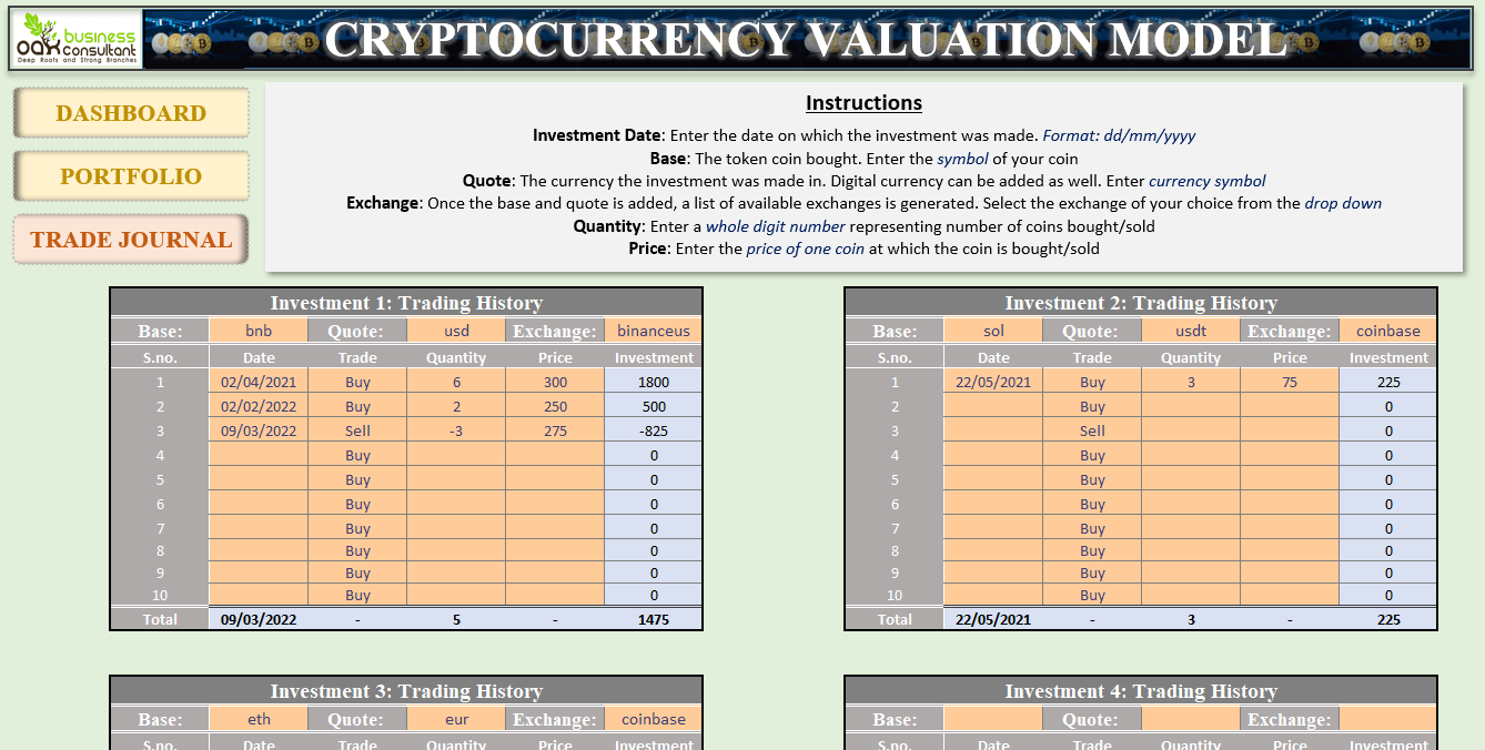 Detail Cryptocurrency Excel Spreadsheet Template Nomer 31