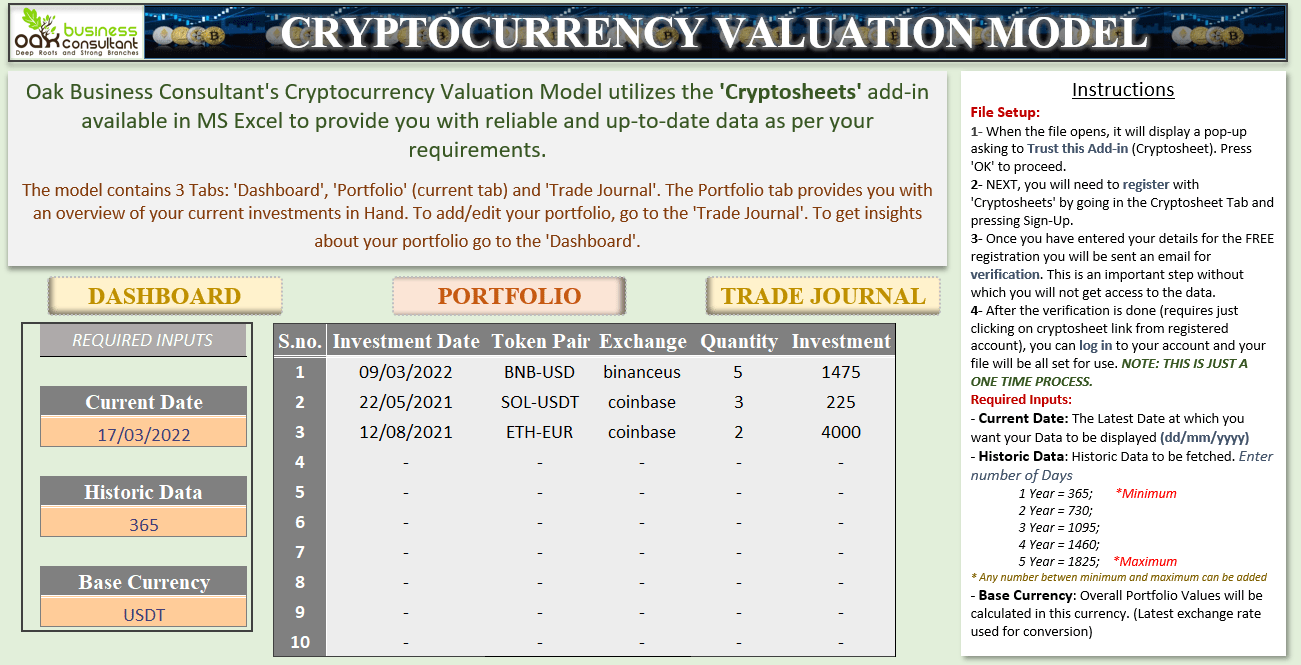 Detail Cryptocurrency Excel Spreadsheet Template Nomer 47