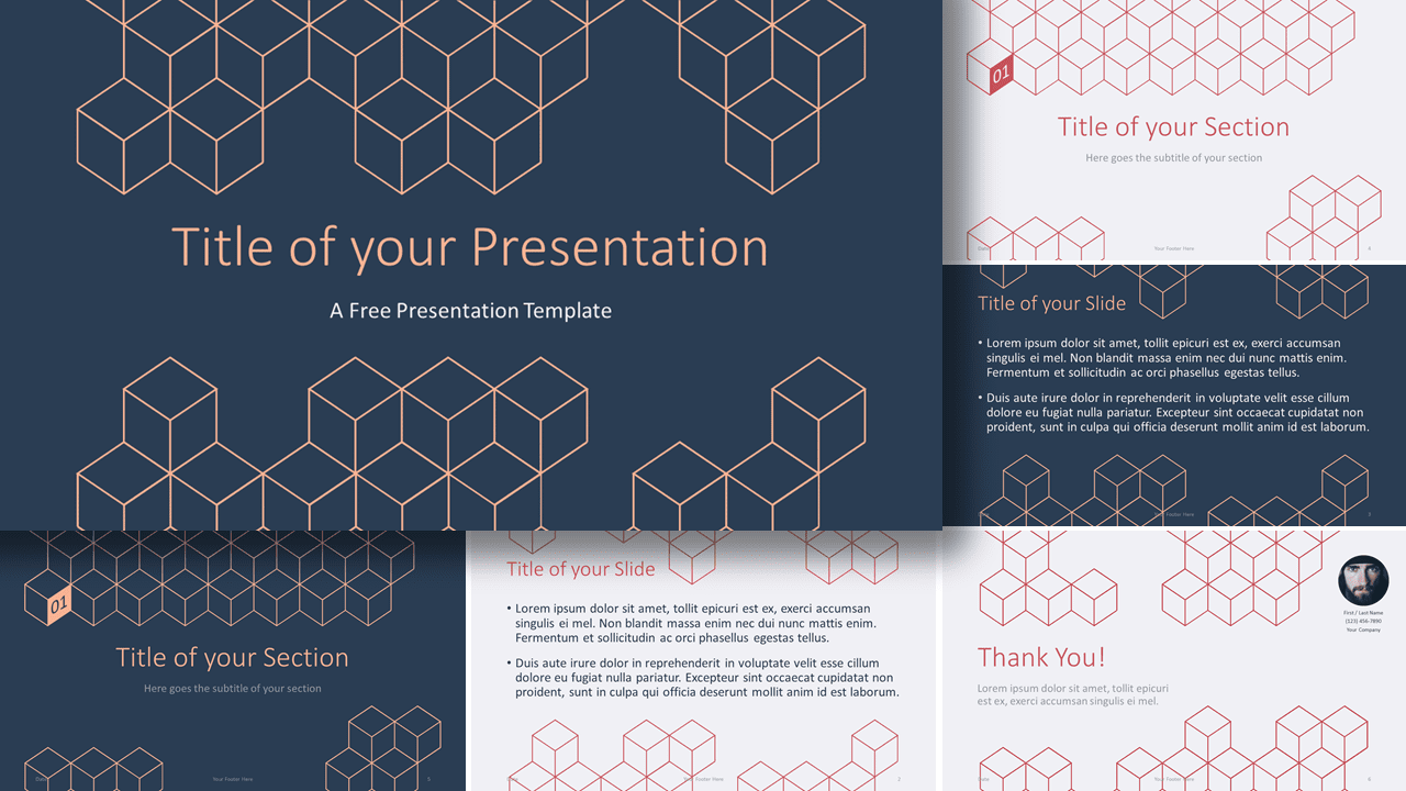 Detail Cube Cover Template Nomer 35