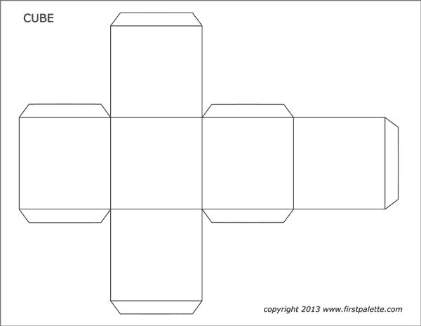 Detail Cube Cover Template Nomer 7