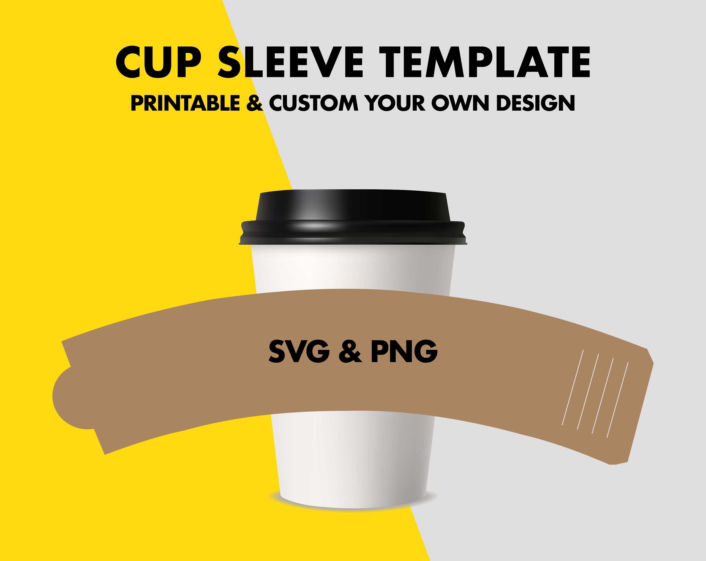Detail Cup Sleeve Template Nomer 3