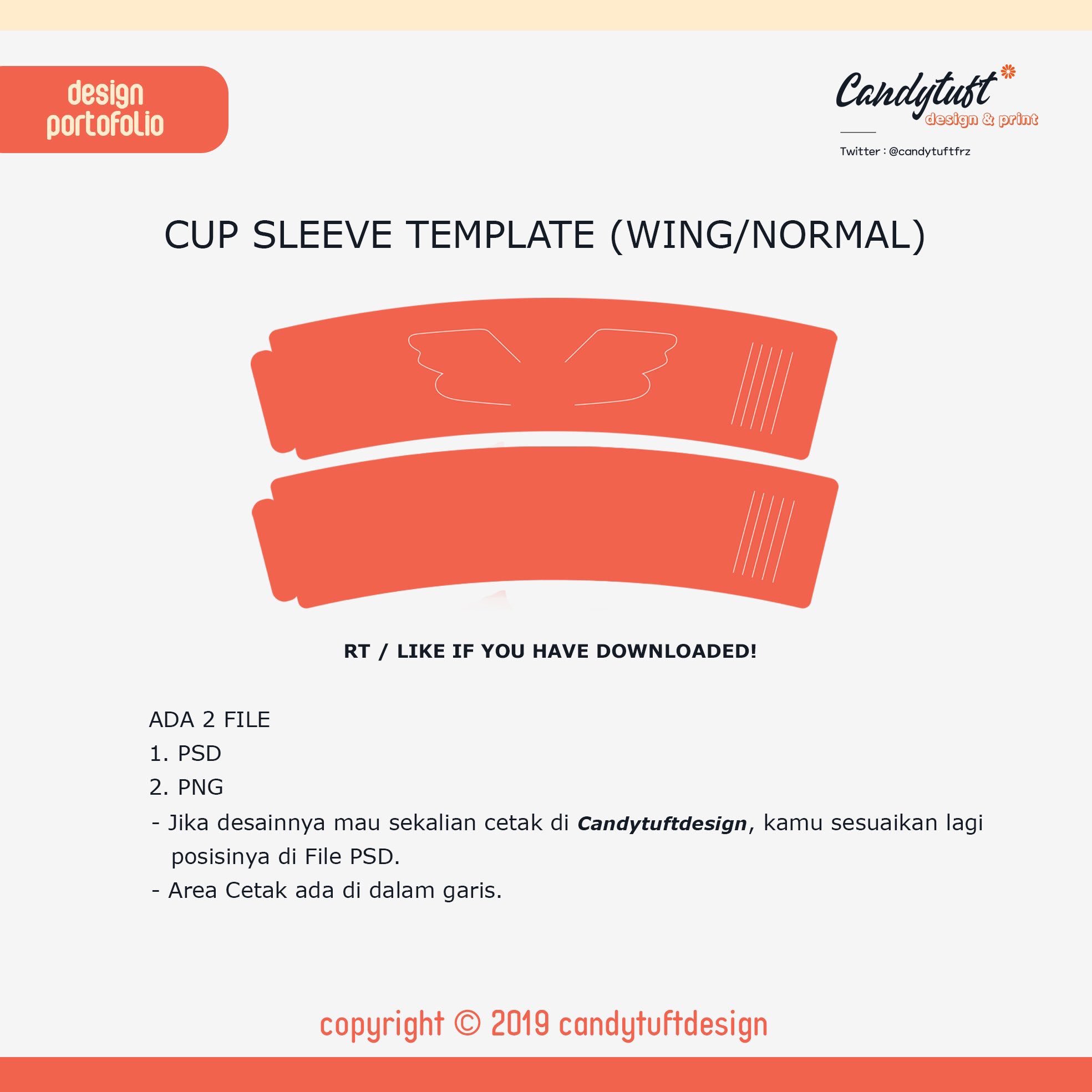 Detail Cup Sleeve Template Nomer 23