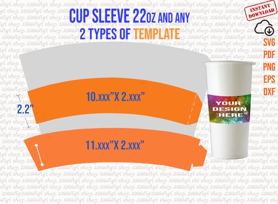 Detail Cup Sleeve Template Nomer 50