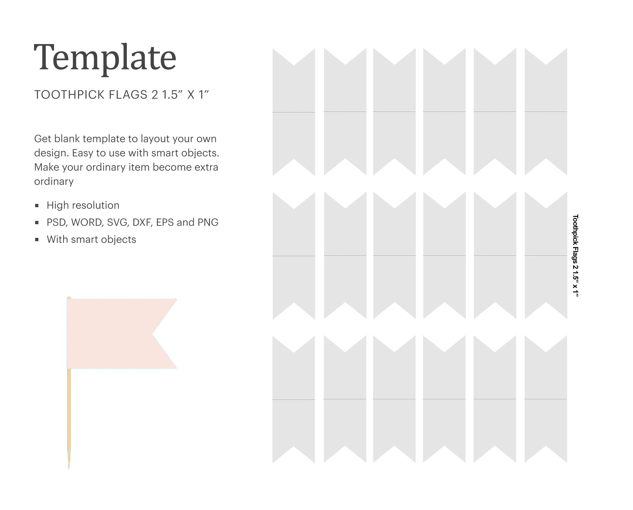 Detail Cupcake Flag Template Nomer 13