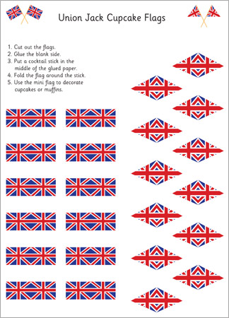 Detail Cupcake Flag Template Nomer 15