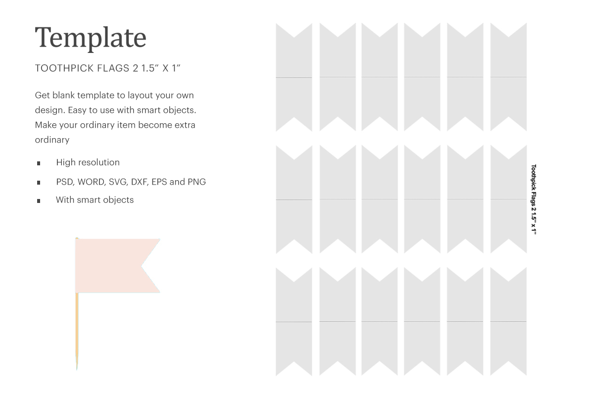 Detail Cupcake Flag Template Nomer 24