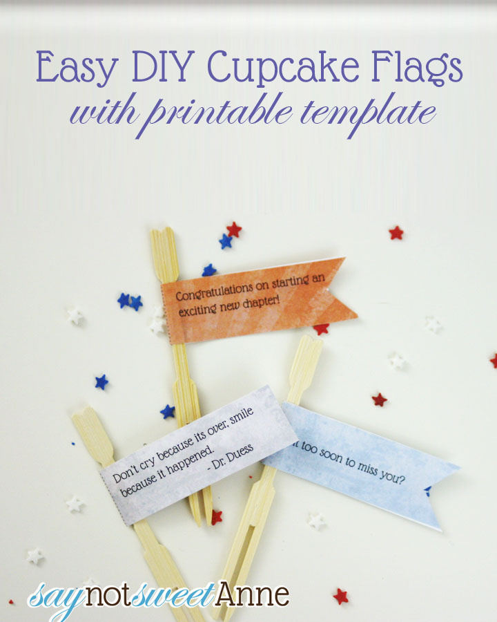 Detail Cupcake Flag Template Nomer 4
