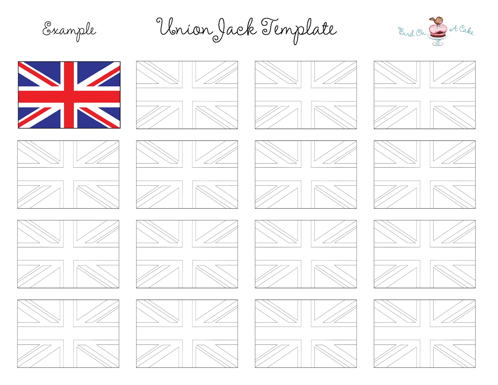 Detail Cupcake Flag Template Nomer 40